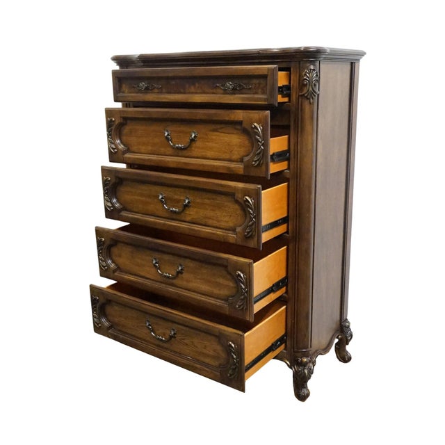 Early 21st Century Fairmont Designs Pecan Louis XV French Provincial 42" Chest - Chestnut Finish 7025-11 For Sale - Image 5 of 12