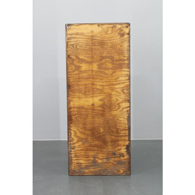 Tambour Office Wooden Cabinet, 1950s For Sale - Image 16 of 18