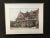 Brown 1935 "Horsens" Tudor Architectural Etching by Otto Holm, Framed For Sale - Image 8 of 8