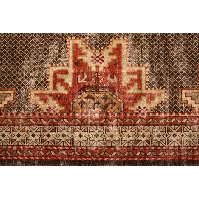Rug & Kilim’s Oversized Etoile Rug in Red and Brown, 14x20 For Sale In New York - Image 6 of 7
