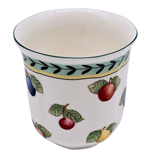 Villeroy & Boch French Garden Fleurence Coffee Mug Set of 6 – Fruit Porcelain Cups Euc For Sale In San Francisco - Image 6 of 9