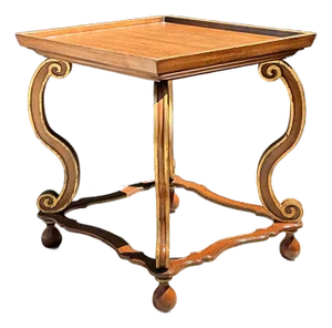 Vintage Gilt Tipped Side Table