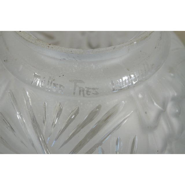1930s French Art Deco Flush Mounts by Muller Freres France - A Pair For Sale - Image 9 of 12