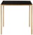 Mirror Top Accent Table in Gold & Black For Sale - Image 4 of 4