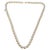 Fresh Water Elongated Pearl Single Strand Necklace, Silver Clasp For Sale - Image 15 of 18