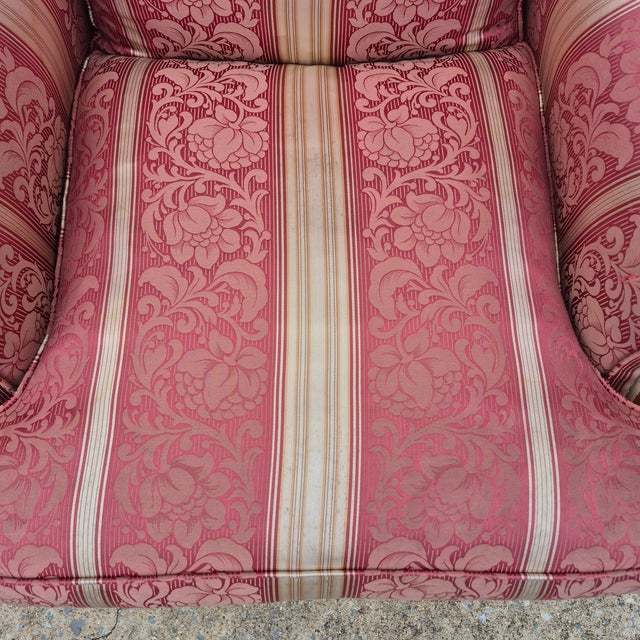 1990s Meroni Francesco Attr. Italian Neoclassical Style Arm Chair For Sale In Washington DC - Image 6 of 17