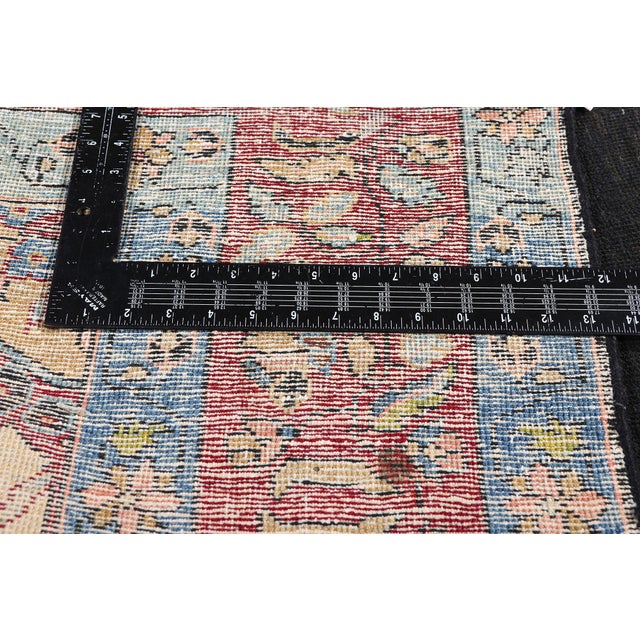 Textile Antique Persian Tabriz Rug, 06'03 X 11'05 For Sale - Image 7 of 10