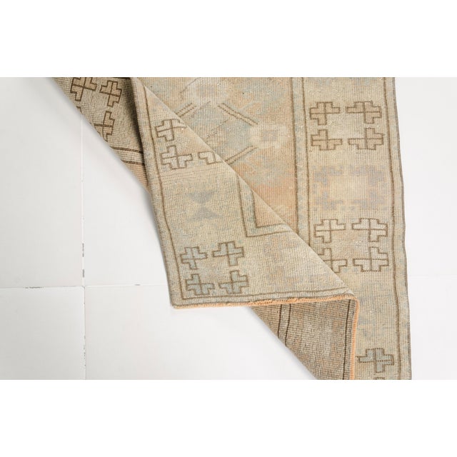 Mid 20th Century Small Anatolian Floral Carpet For Sale - Image 4 of 11