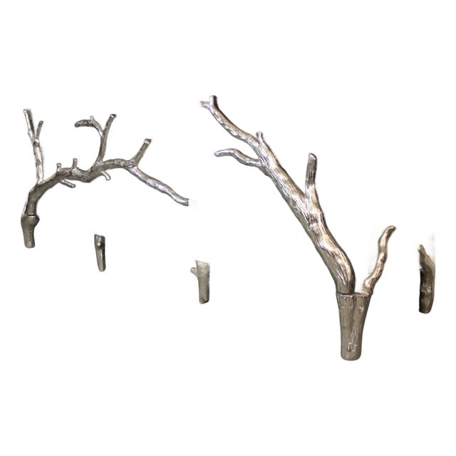 Late 20th Century Global Views 'Branch' Cabinet in Black and Silver For Sale