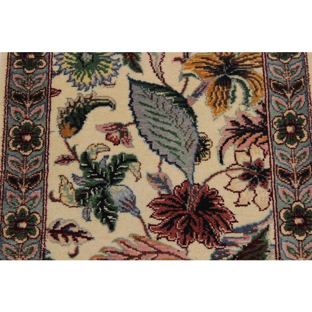 Shabby Chic Pak-Persian Beige/Gray Wool Rug - 1'6'' X 2'0'' For Sale In New York - Image 6 of 9