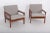 Mid-Century Modern Set of Armchairs by Illum Wikkelsø for Niels Eilersen, 1950s For Sale - Image 3 of 13