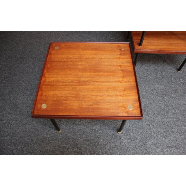 Set of Three Rosewood "Konvival" Tables/Settee by Fabrizio Bruno for Klan Italy For Sale In New York - Image 6 of 12