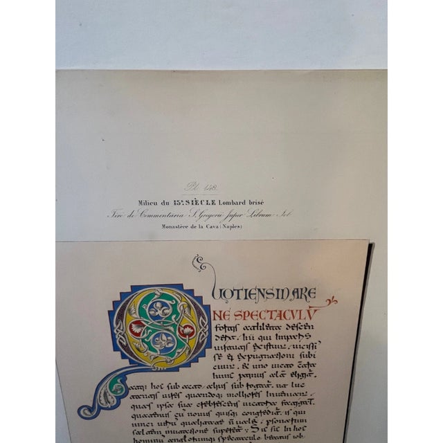 An original large-format folio chromolithograph (Pl. 148) from Joseph Balthazar Silvestres landmark 19th-century work,...