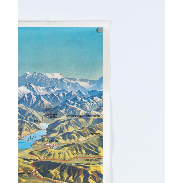 Lake Zurich Travel Poster by M. Bieder, 1978 For Sale - Image 9 of 10