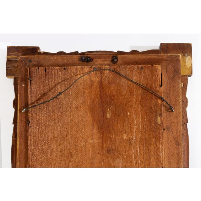 19th Century Federal Split Column Reverse Painted Mirror For Sale - Image 6 of 6