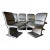 1984 Set of Six Postmodern Dining Chairs by Vladimir Kagan for Preview For Sale