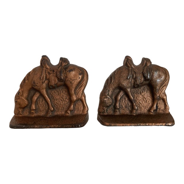 Grazing Horses Bookends For Sale