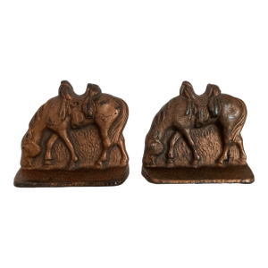 Grazing Horses Bookends