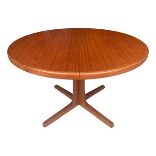 Extendable Pedestal Dining Table, 1960s For Sale