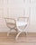 Off-white 18th Century Gustavian stool with handles, scraped to original paint For Sale - Image 8 of 9