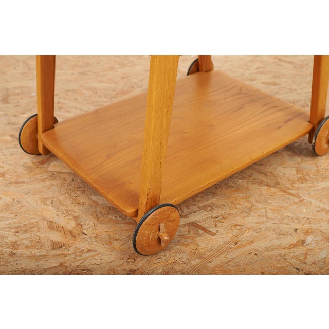 Brown Serving Stand in Elm by Jacob Müller for Wohnhilfe, 1940s For Sale - Image 8 of 10
