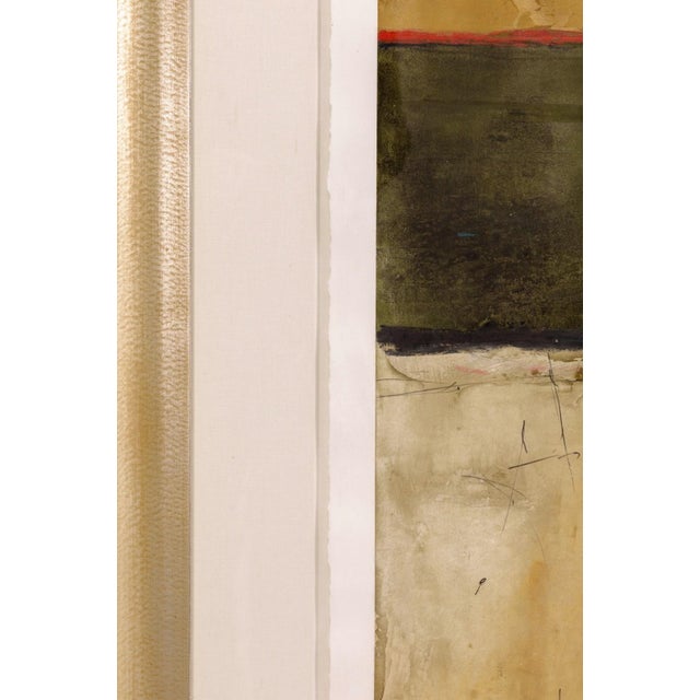 Paper John Baughman - Kadesh v-15, 2002 Signed Contemporary Mixed-Media Framed Art For Sale - Image 7 of 7