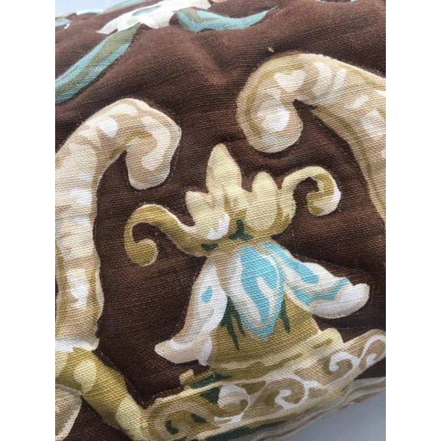 English "Quilted" - j.h. Thorp / F. Schumacher Upholstery Fabric - 4 Yards For Sale - Image 3 of 6