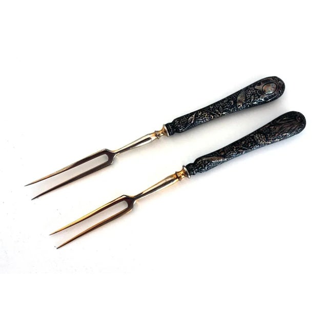 Antique Hunter's Cutlery Set in Original Box, Set of 4 For Sale - Image 6 of 11