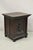 Antique Gothic Renaissance Revival Oak Figural Carved Low Cabinet Side Table For Sale - Image 4 of 12