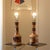 Mid-Century Modern Vintage 1970s Segmented Wood Table Lamps in Walnut, Cherry, and Maple - A Pair For Sale - Image 3 of 14