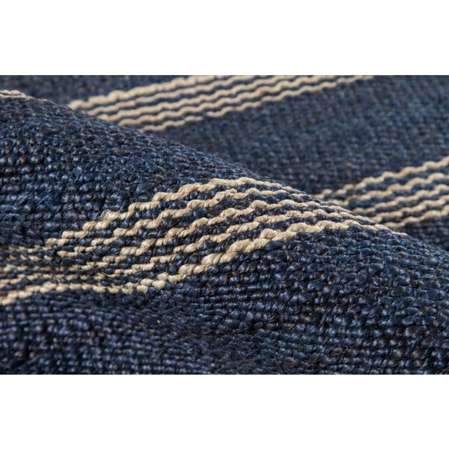 Novogratz Montauk Navy Hand Woven Area Rug 5' X 7' For Sale - Image 4 of 7