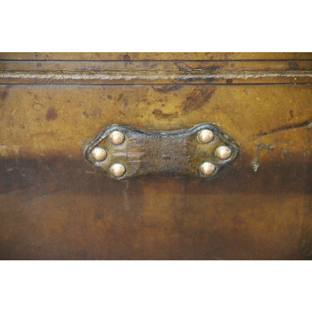 Antique Leather Trunk from Louis Vuitton, 1900s For Sale - Image 11 of 18