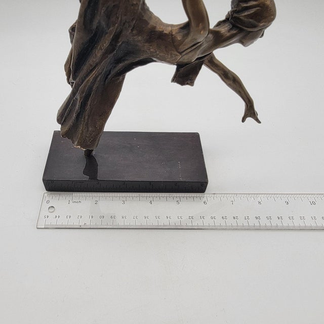 Metal 1990s Brenda Naylor Makarova Rehearsing Bronze Sculpture 3/9 Limited Edition For Sale - Image 7 of 7