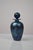 Perfume Bottle in Blue Iridescent Art Glass from Isle of Wight, 1970s For Sale - Image 3 of 13