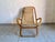 Modern Italian Wicker Lounge Armchair For Sale - Image 3 of 10
