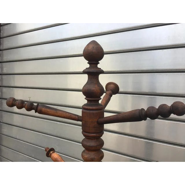 Freestanding Wooden Coatstand, 1920s For Sale - Image 14 of 18