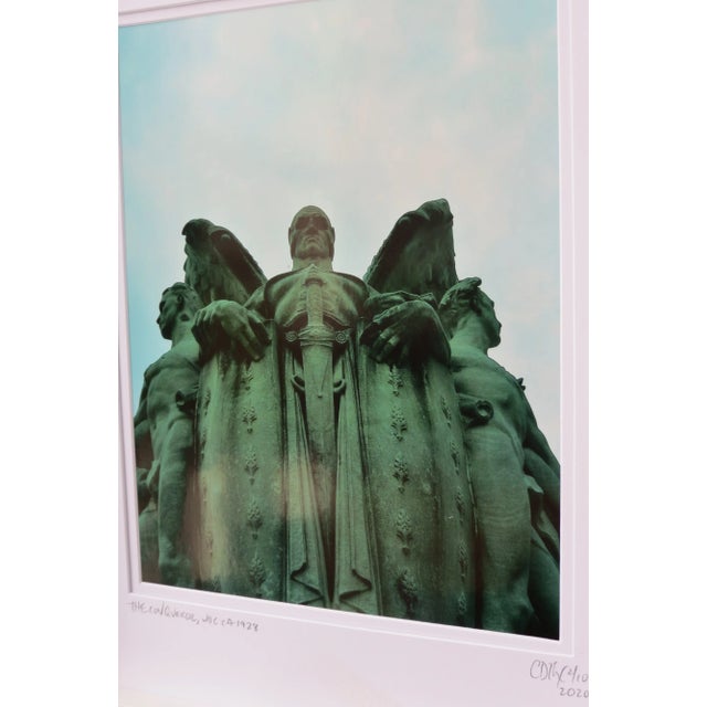 Art Deco Architectural Travel Sculpture Photography, Framed by C. Damien Fox For Sale - Image 3 of 3