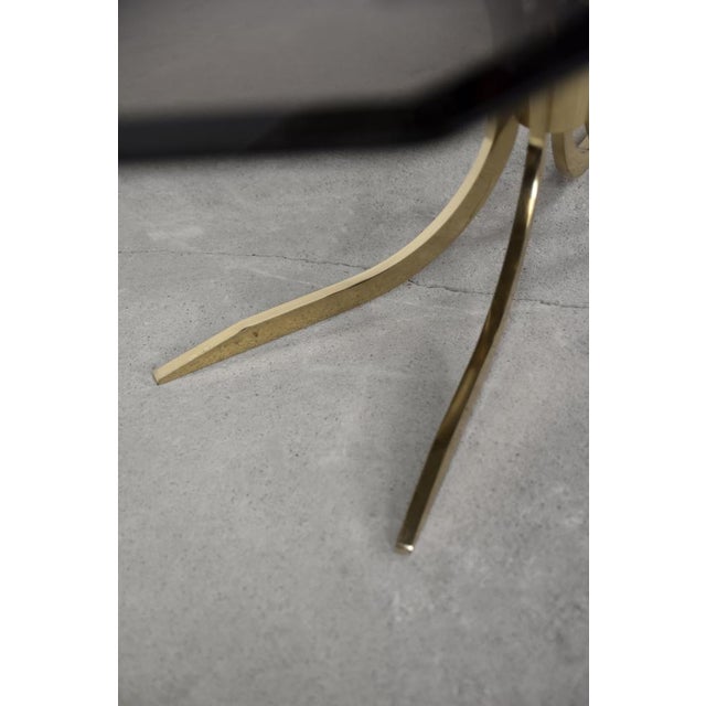 Vintage Regency Coffee Table With Glass Top, 1970s For Sale - Image 13 of 15