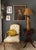 This Belgian 19th-century wooden wallpaper roll was converted into a lamp sometime in the mid-20th century. It features a...