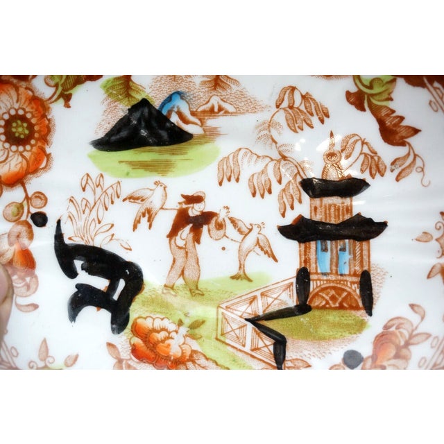 Hand-Painted Porcelain Cup and Saucers from Worcester Imari, England, 18th Century, Set of 3 For Sale - Image 10 of 18