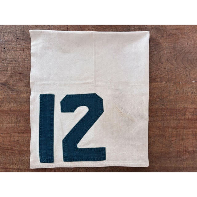 1960s Vintage Racehorse Saddle Cloth, #12 For Sale - Image 4 of 9