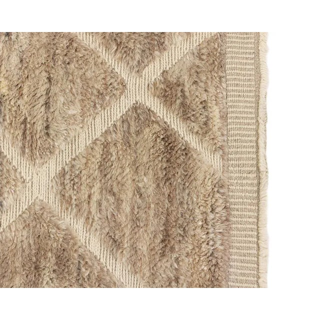 Contemporary Hand-Knotted Wool Premium Rug by Azele Studio For Sale - Image 3 of 10