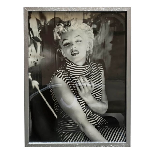 Poster of Marilyn Monroe by Emilio Modric, Italy, 1980s For Sale - Image 8 of 8
