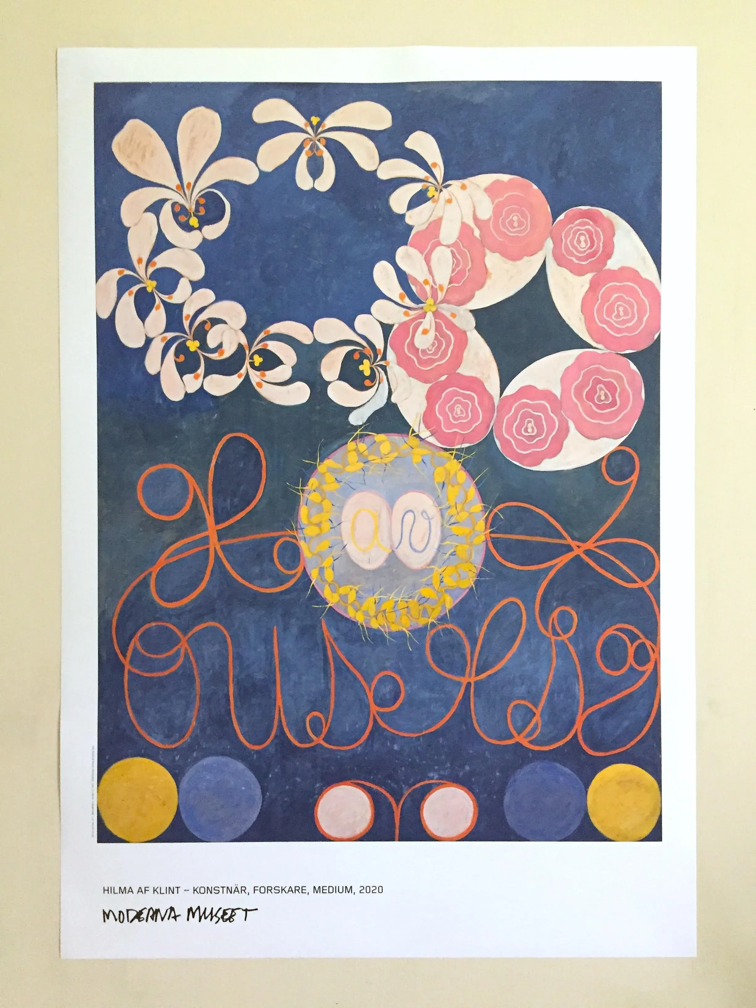 絵画 flk040101 Hilma Af Klint Swedish Abstract Offset Lithograph Print Large