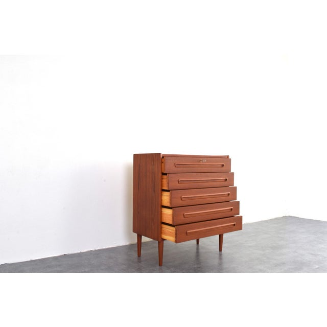 Mid-Century Modern Danish Teak Chest of Drawers, 1960s For Sale - Image 10 of 16