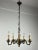 5-Light Bronze Chandelier, Italy, 1960s For Sale - Image 11 of 11
