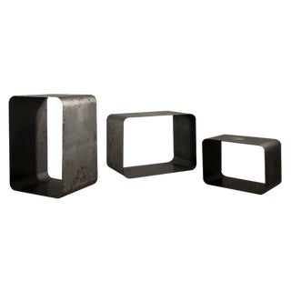 Space Age Side Tables attributed to Kappa, France, 1970s, Set of 3 For Sale