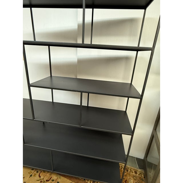 Black Room & Board Foshay Shelving Unit For Sale - Image 8 of 12