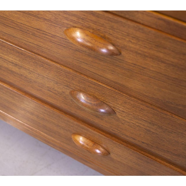 Danish Teak Secretaire by Riis Antonsen for Borge Hansen, 1960s For Sale - Image 11 of 12