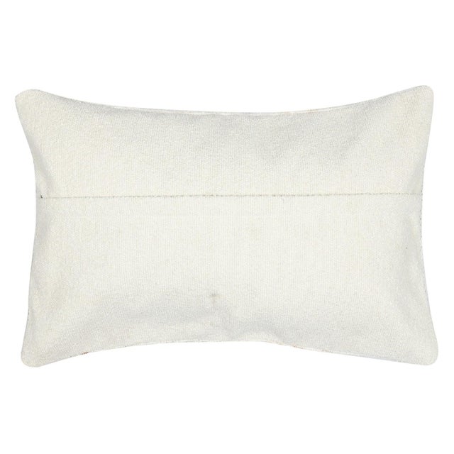 16"x24" Vintage Hemp Kilim Cushion Cover. Handmade Lumbar Pillow Cover For Sale - Image 4 of 4